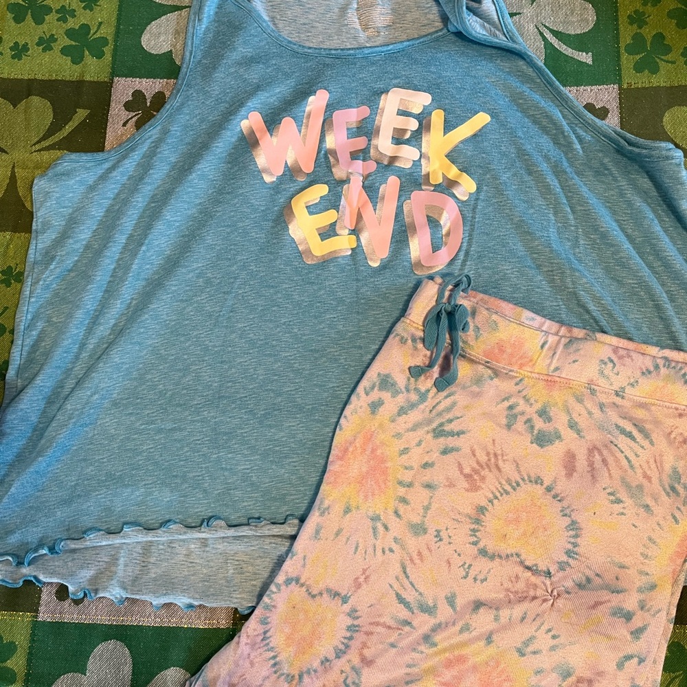 Summer short pj set